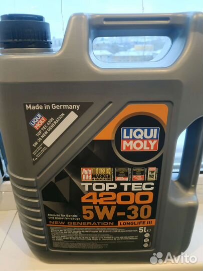 Моторное масло liqui moly special TEC AA 5W-30 4Л