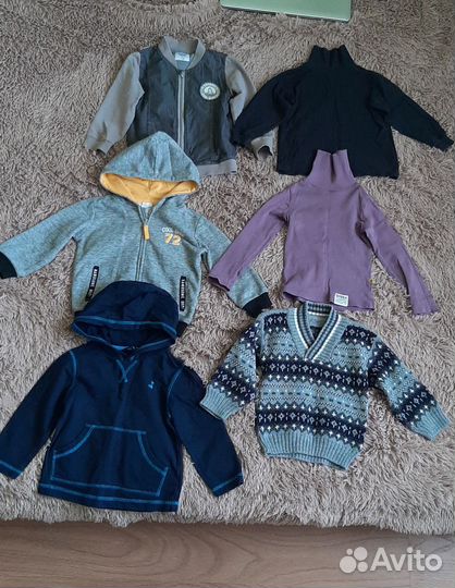 Детские вещи пакетом на мальчика 86 92