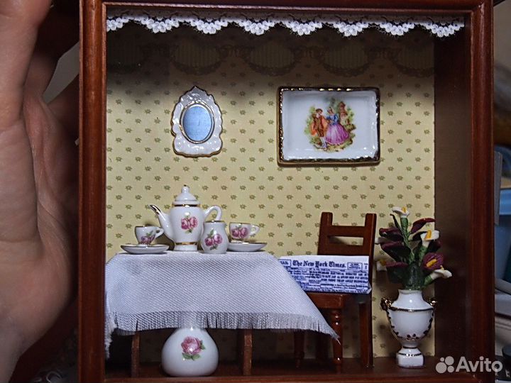 Коллекционная миниатюра, румбокс Reutter Porzellan