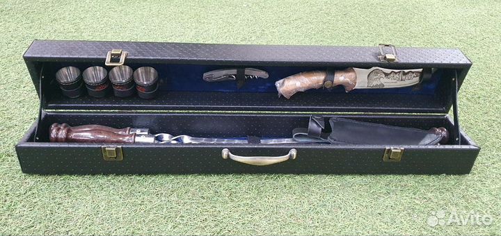 Подарочные шампура в кейсе