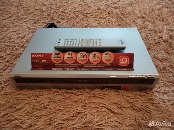 Sony RDR-GX210 dvd-rw