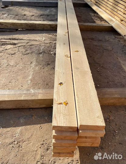 Брус обрезной 100х150х6000мм 1 сорт ГОСТ