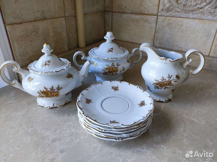 Сервиз Weimar Katharina Золотая Роза