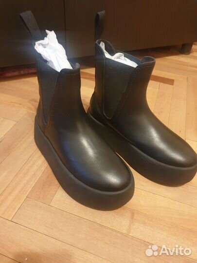 Ботинки,слипоны кожа Франция