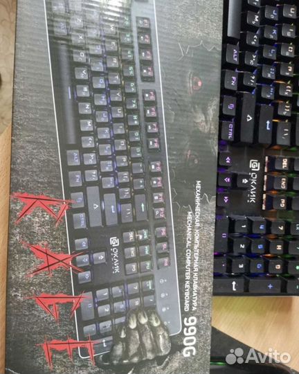 Игровая клавиатура оклик Механика 990G