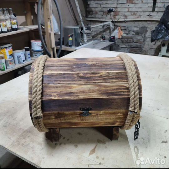 Мини бар бочка