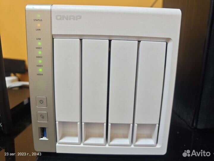 NAS Qnap TS-431P+WD Red 24TB