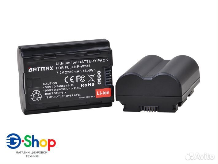 Аккумулятор для Fijifilm XT4 Batmax NP-W235 2280mA