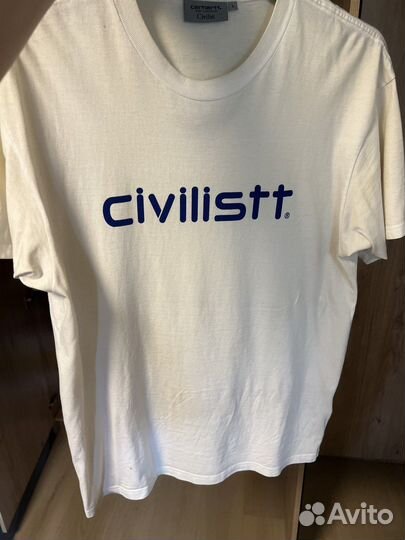 Футболка Carhartt x Civilist размер L