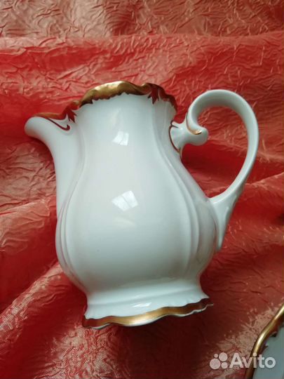 Немецкий фарфор Райхенбах. Позолота