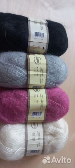 Пряжа для вязания мохер