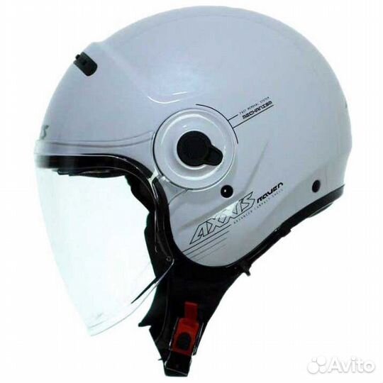 Axxis OF 509 Raven SV Solid Open Face Helmet Белый