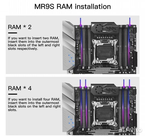 Комплекты Machinist X99 MR9S + CPU (2680V4 и др)