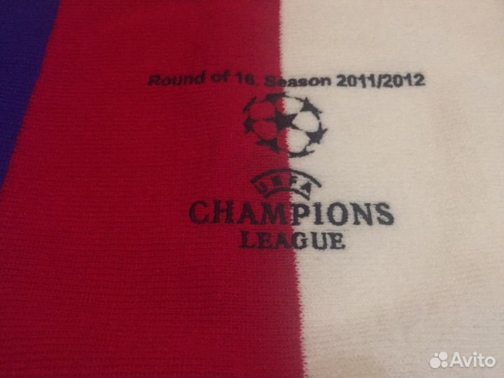 Реал Мадрид - цска шарф с вышивками