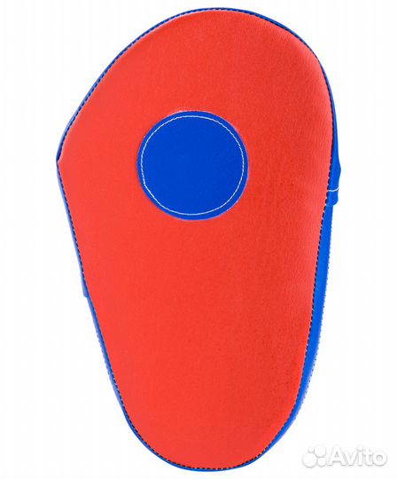 Лапы прямые, кожзам, пара, красный/синий