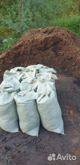 Перегной торф земля навоз в мешках