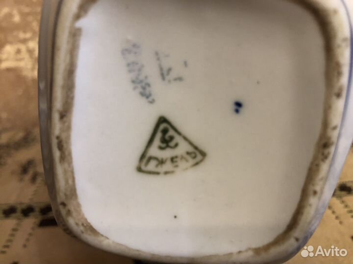 Пара: Чайничек и сахарница Гжель