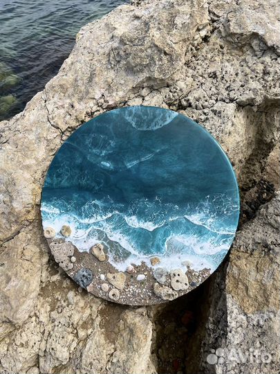 Картина эпоксидной смолой 