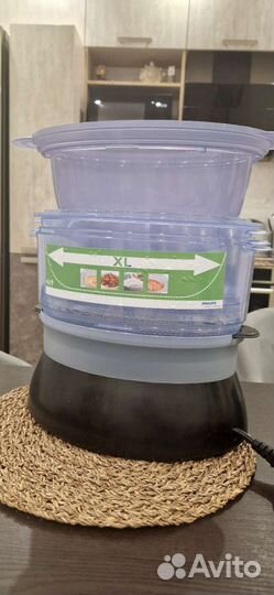 Пароварка-мантоварка philips