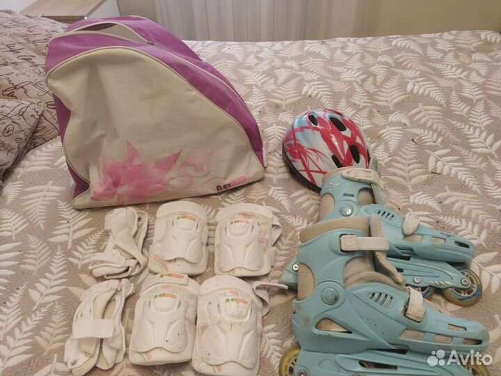 Роликовые коньки раздвижные (р. 34-38)