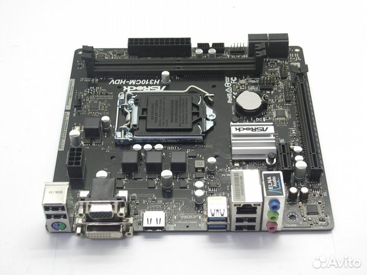 Материнская плата S-1151 AsRock H310CM-HDV 2xDDR4
