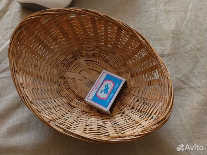 Плошка/конфетница плетеная+лапти