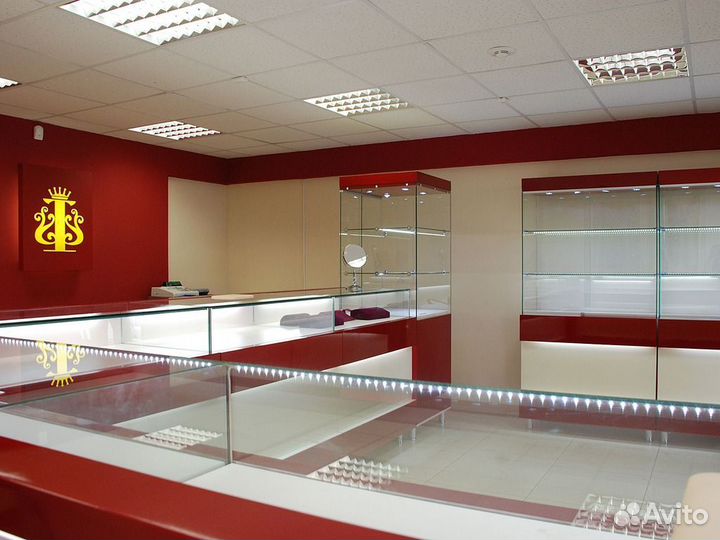 Подсветка витрин светодиодной лентой