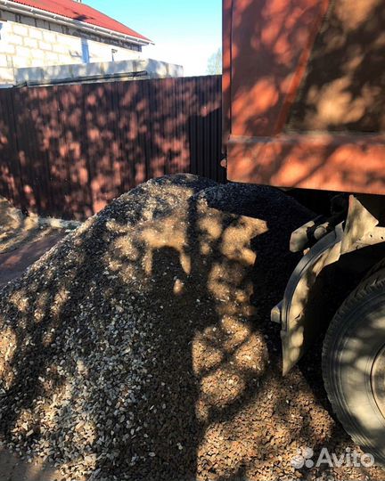 Щебень гравийный с доставкой