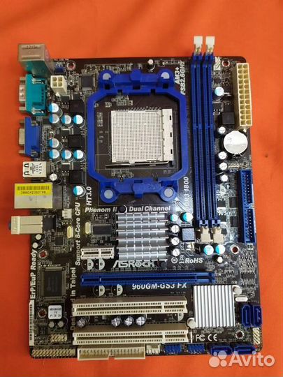 Материнская плата Asrock 960-Gs3 Fx на Am3+