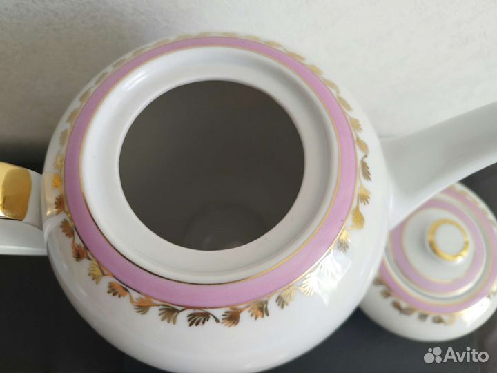 Чайник и сахарница фарфор ГДР Uhlstadt