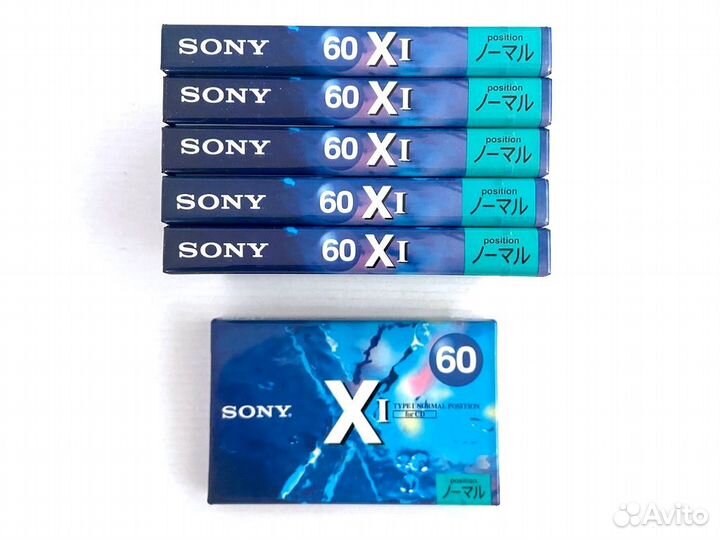 Аудиокассета кассета Sony X I 60 - 1994 г