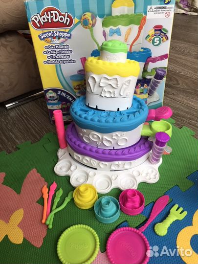 Набор для лепки play-doh праздничный торт