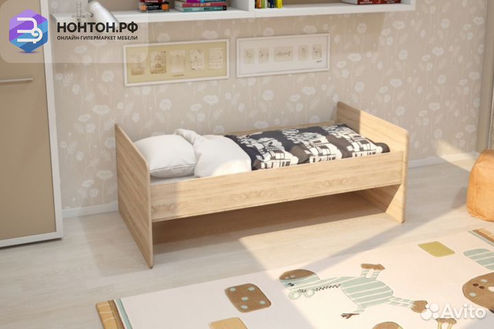 Кровать детская Умка дуб сонома