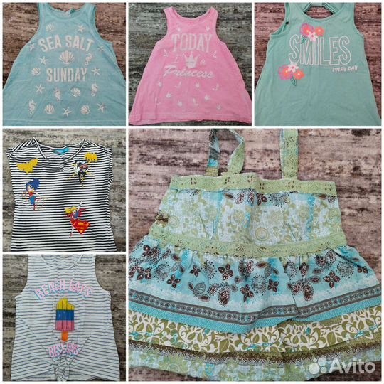 Огромный пакет для девочки 116-122