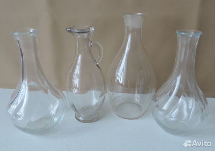 Вазы стеклянные
