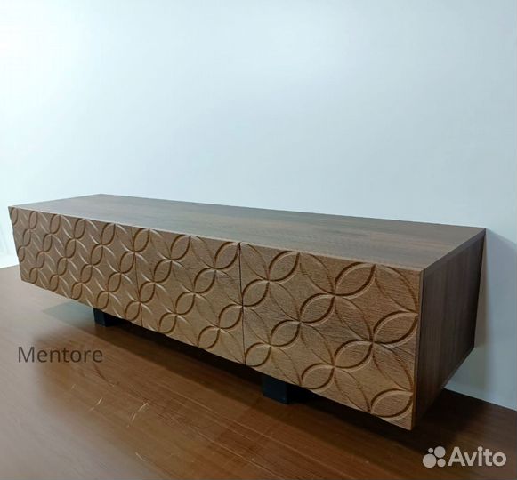 Тумба тв Bravo с фрезеровкой / 2000х400х300 мм