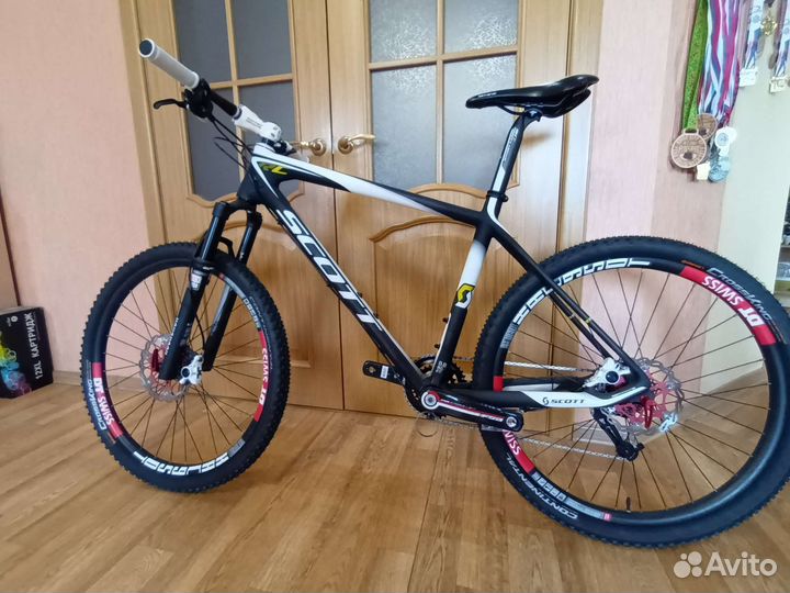 Велосипед собранный на раме scott scale rc