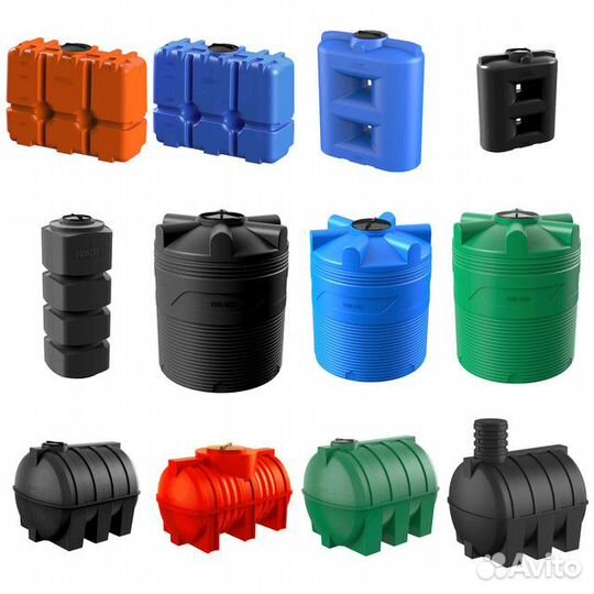 Емкости пластиковые до 10000 л