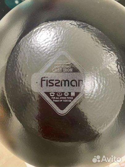 Чугунная вок-сковорода fissman 30см (Nomada 5л)