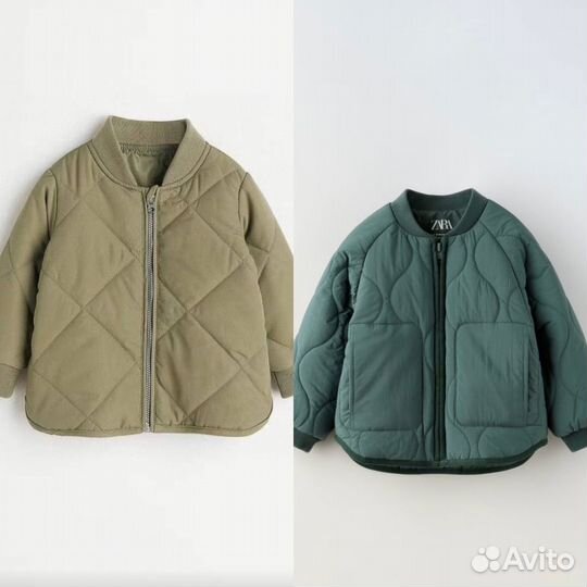 Бомбер zara и h&m