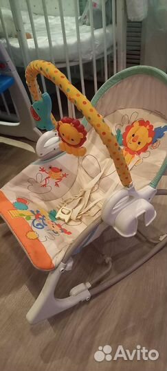 Шезлонг-качалка Fisher Price