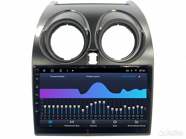 Магнитола Mstar TS109037A для Nissan Qashqai 2008