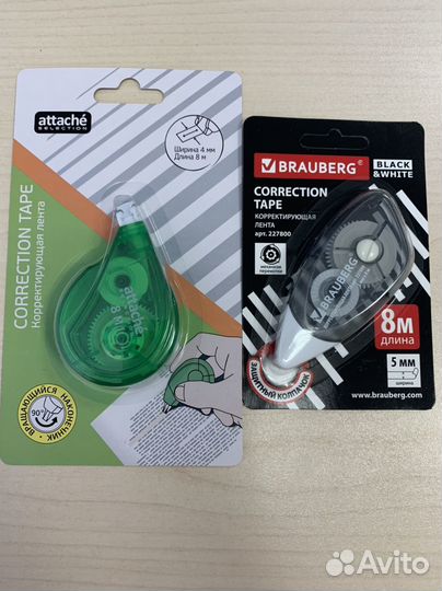 Корректирующая лента brauberg 