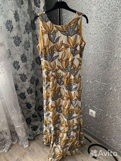 Платье летнее льняное