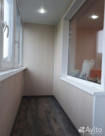 Внутренняя отделка балкона