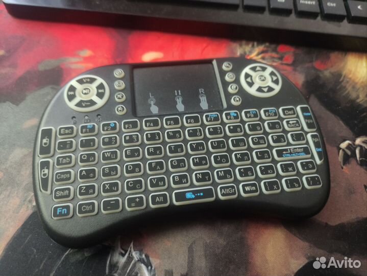 Мини клавиатура с тачпадом, для смарт тв