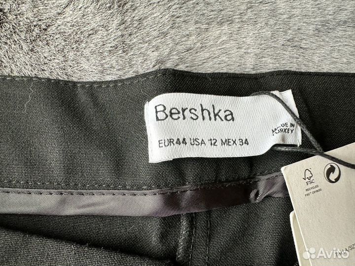 Брюки черные женские bershka L XL MEX 34 EUR 44