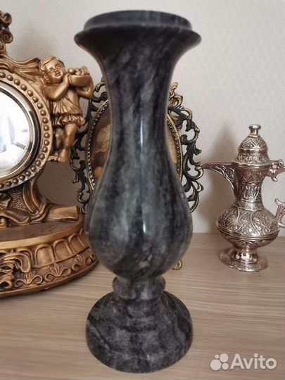 Ваза подсвечник. Натуральный камень