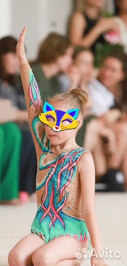 Купальник для художественной гимнастики р.116-122