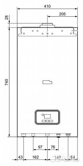 Газовый настенный двухконтурный котел Protherm Геп